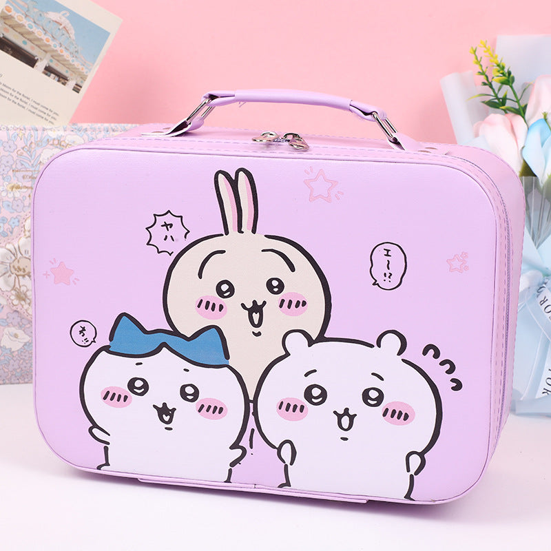 S.anrio Large-Capacity Portable Makeup Case