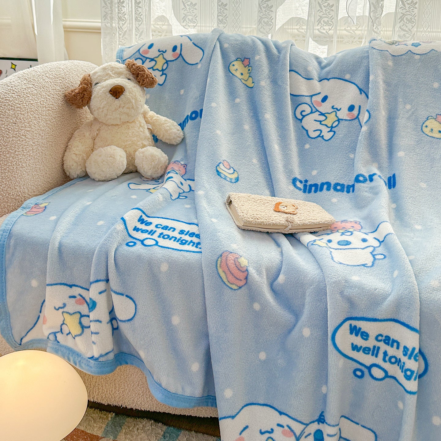 Cartoon S.anrio Double-Sided Fleece Blanket