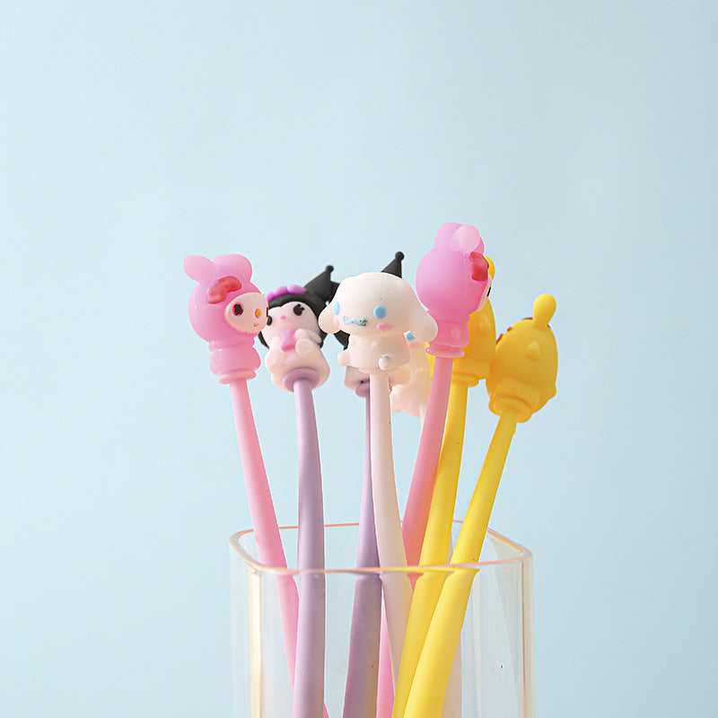 Cute Shaker Soft Gel Pen – Card Pack