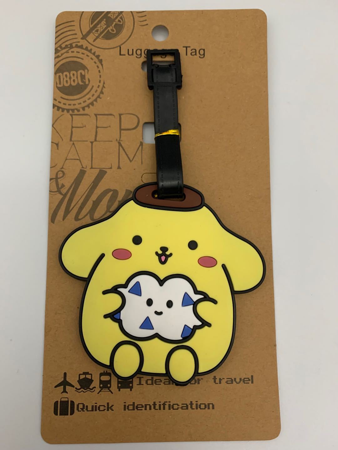 Sanr.io Cute Boarding Pass Keychain Charm