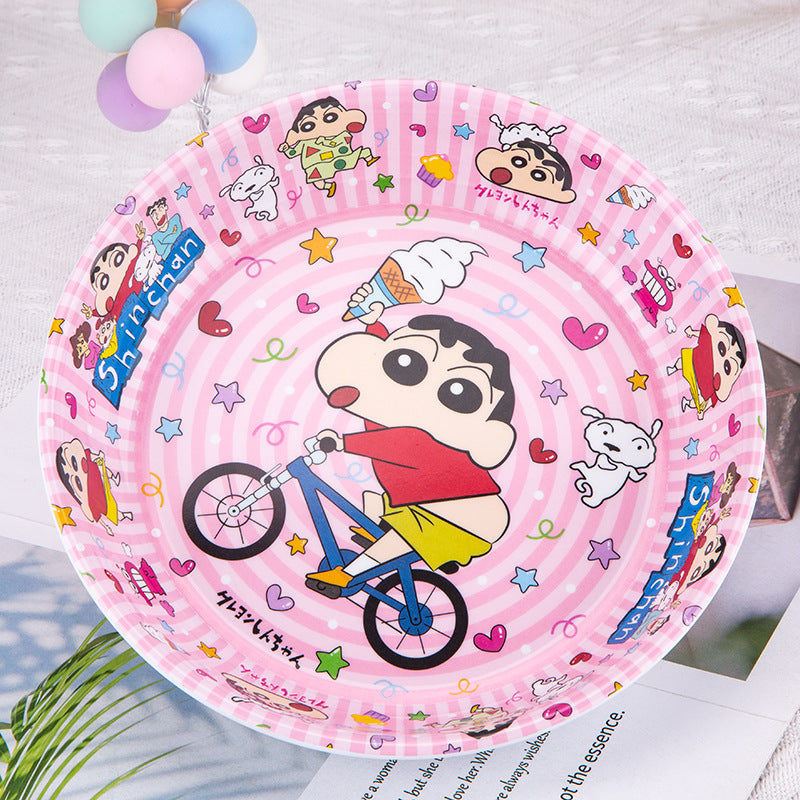 Cute Cartoon Kids Melamine Dinner Plate