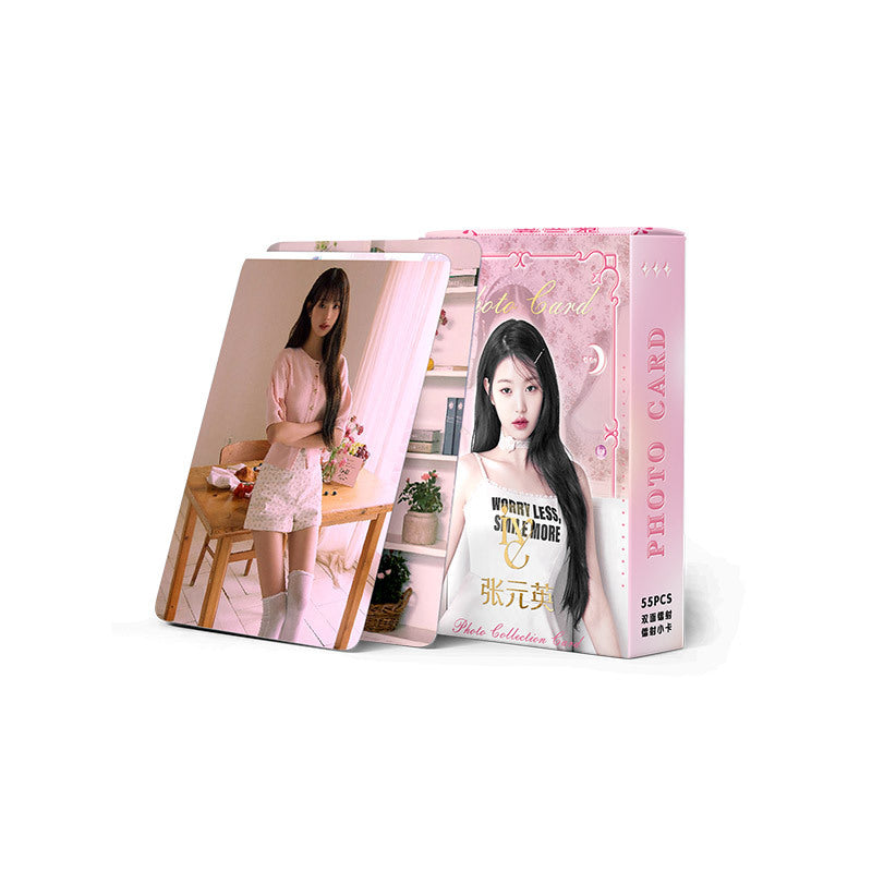 Cute Anime Holographic Photo Cards – 50 pcs/Box