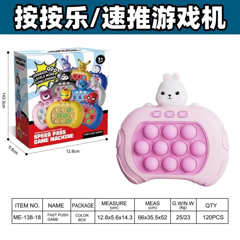 Pop It Push Game Console Toy