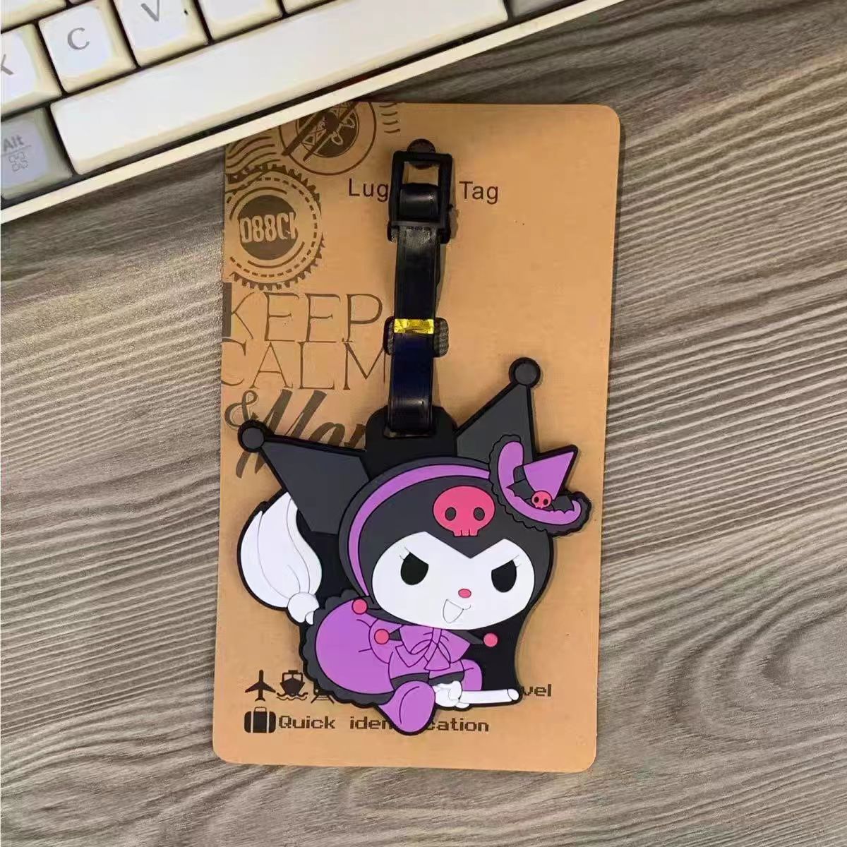 Sanr.io Cute Boarding Pass Keychain Charm