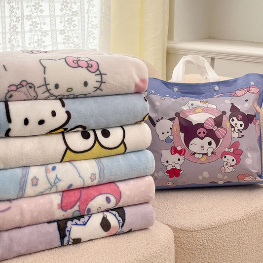 Cartoon S.anrio Double-Sided Fleece Blanket