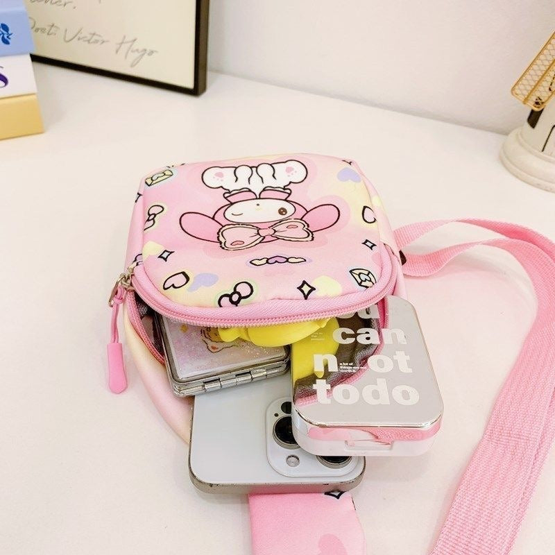 Sanri.o Casual Canvas Crossbody Bag