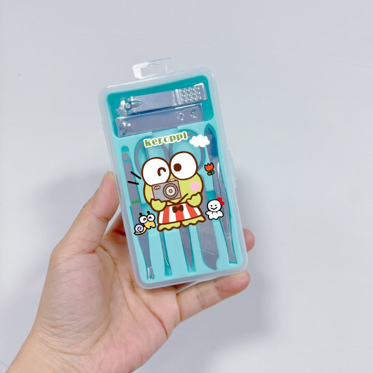 7-Piece Nail Clipper Manicure Set with PU Case