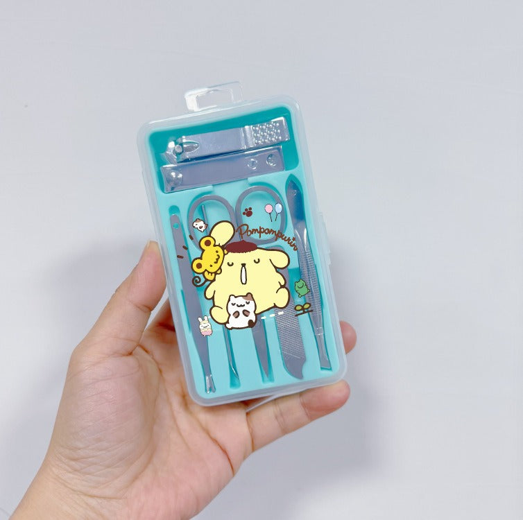7-Piece Nail Clipper Manicure Set with PU Case