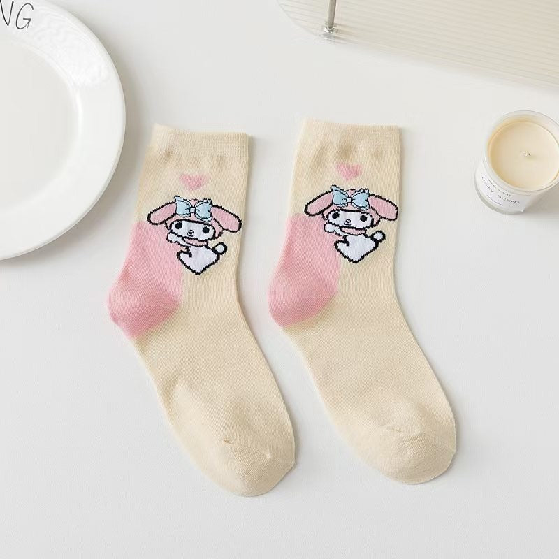 Sa,nrio Cute Cotton Socks – Multiple Styles