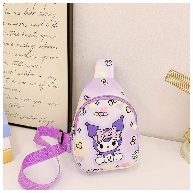 Sanri.o Casual Canvas Crossbody Bag