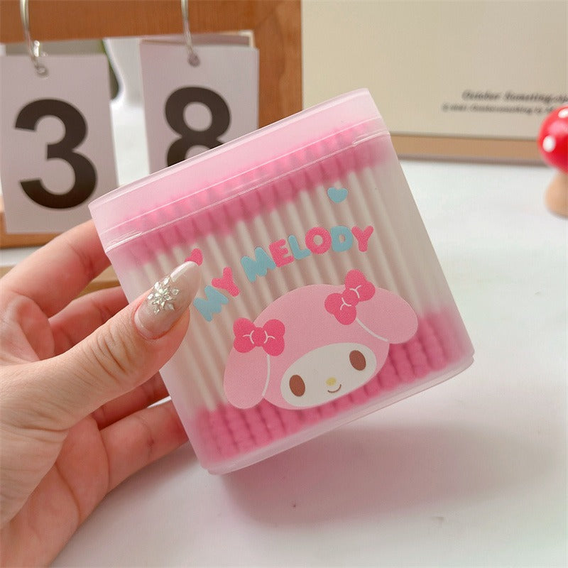 Sanri.o Cute Cotton Swabs for Daily Use