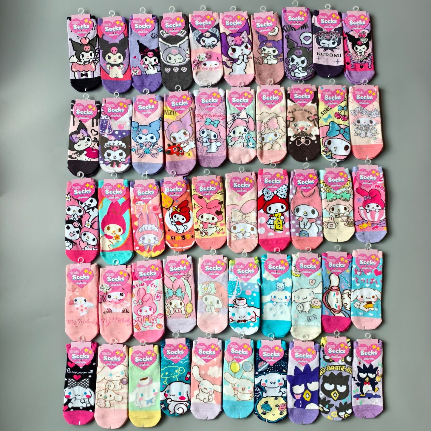 Sa,nrio Cute Cotton Socks – Multiple Styles