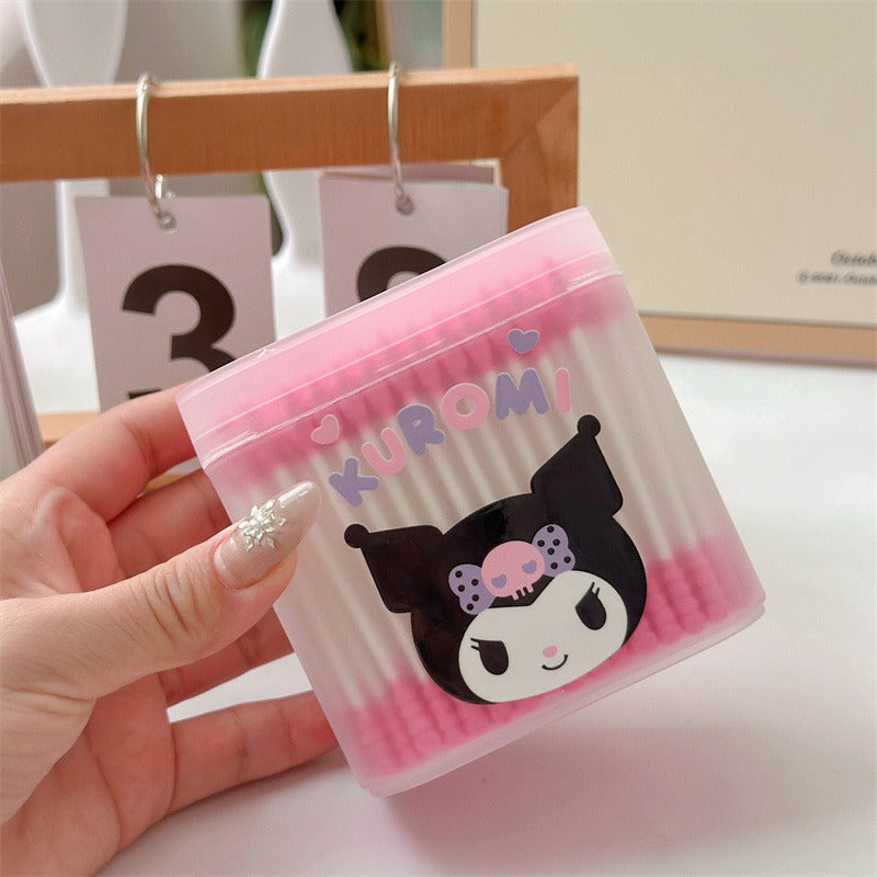 Sanri.o Cute Cotton Swabs for Daily Use