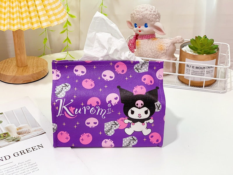 Cartoon PU Leather Tissue Box