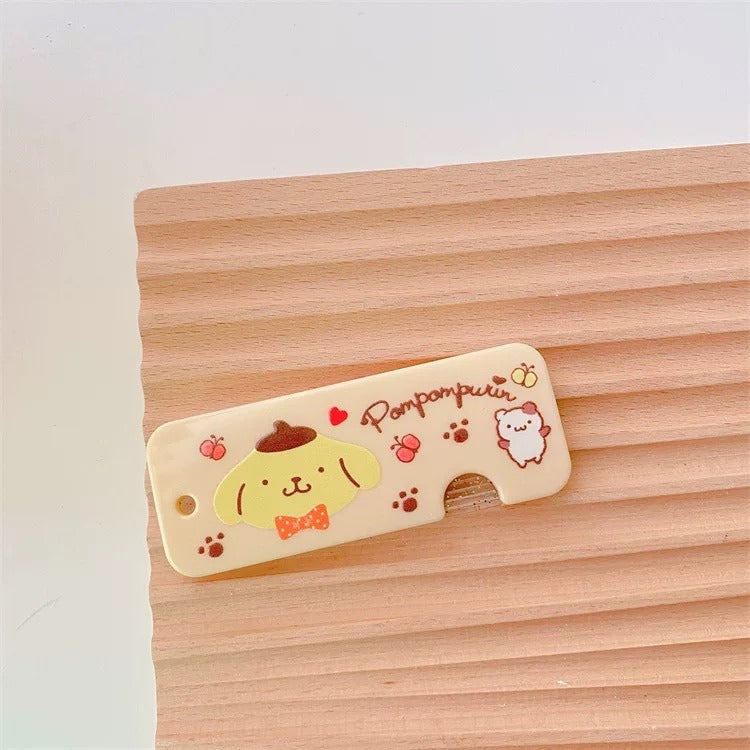 Cute Foldable Storage Hair Comb Easy to Carry