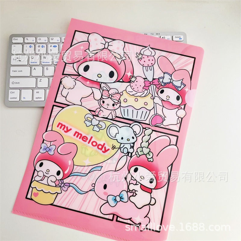 Sanri.o School Supplies L Folder