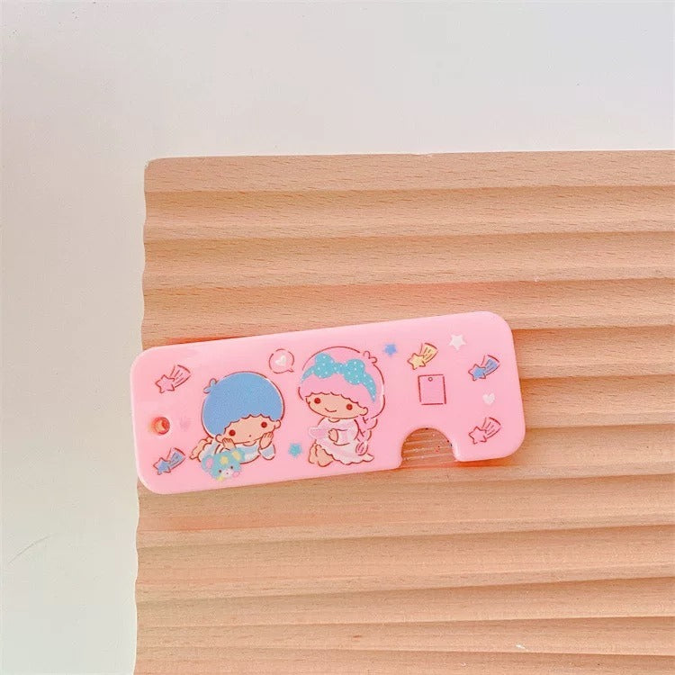 Cute Foldable Storage Hair Comb Easy to Carry