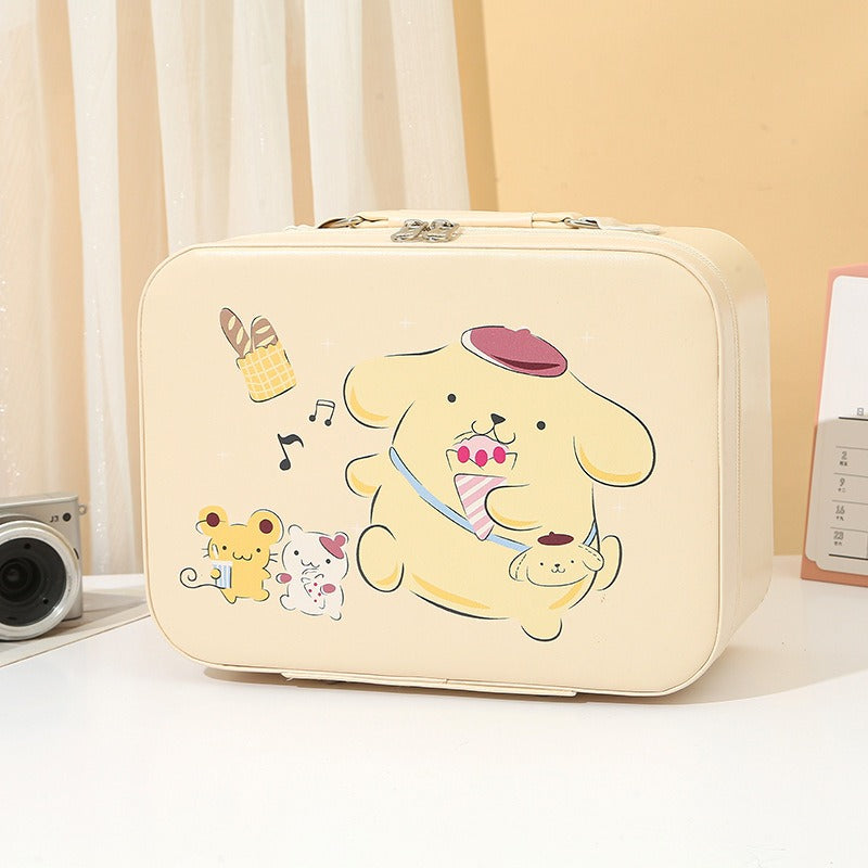 S.anrio Large-Capacity Portable Makeup Case