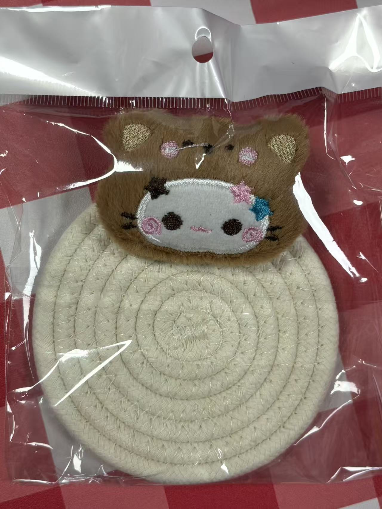 Sa.nrio Cute Woven Coaster