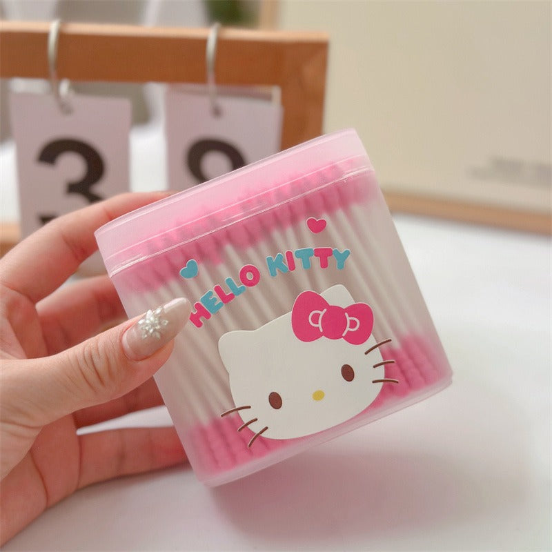 Sanri.o Cute Cotton Swabs for Daily Use