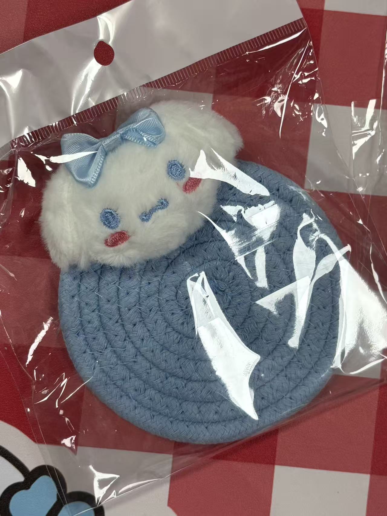 Sa.nrio Cute Woven Coaster