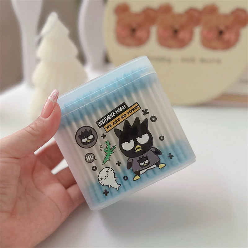 Sanri.o Cute Cotton Swabs for Daily Use
