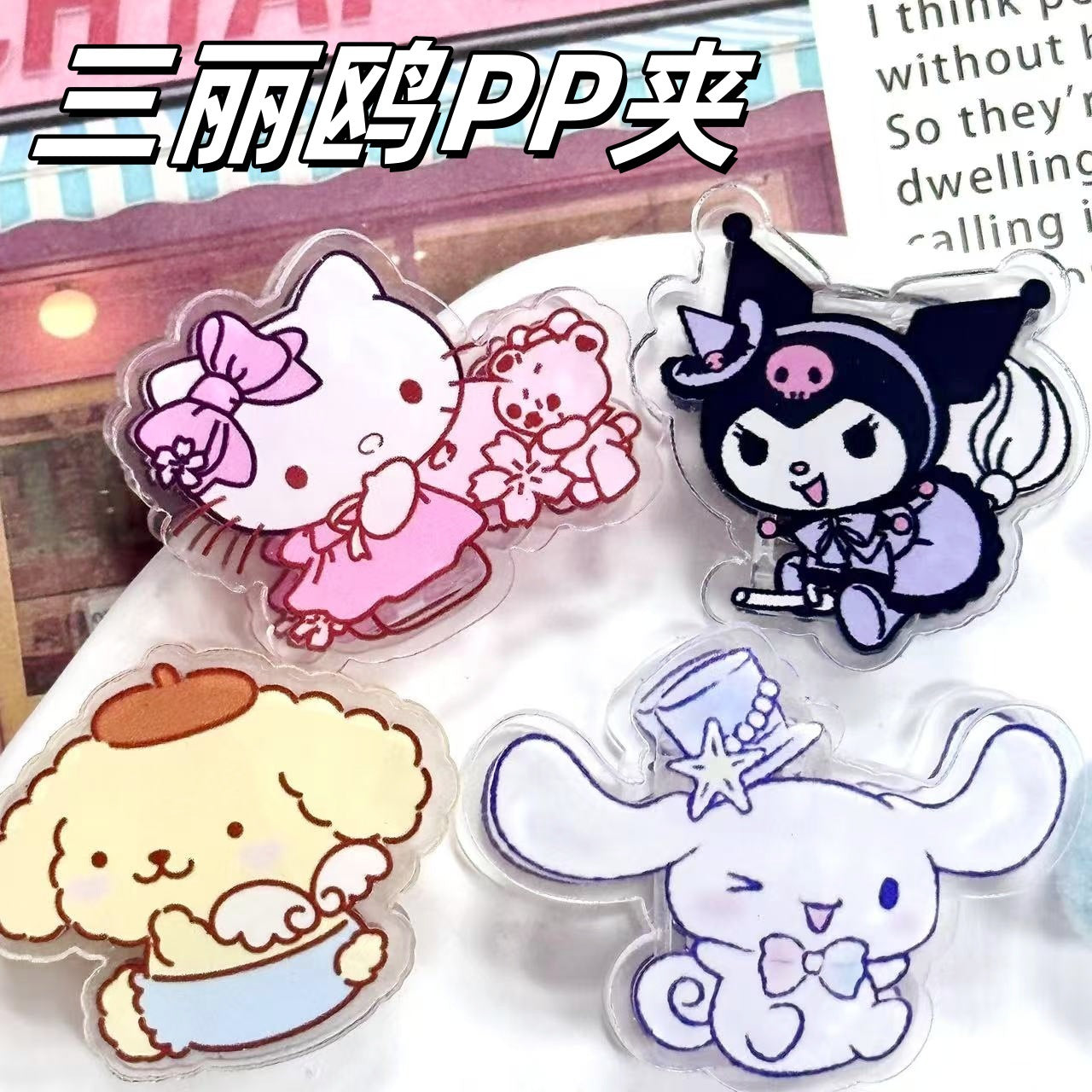 Sanri.o Cute Swim Ring  Acrylic PP Clip