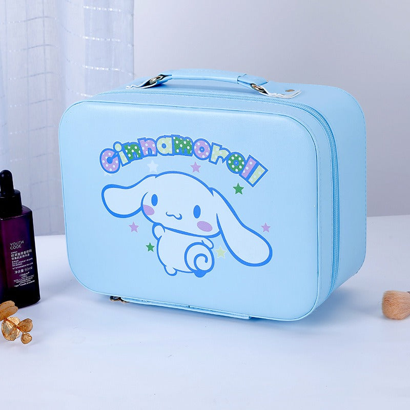 S.anrio Large-Capacity Portable Makeup Case